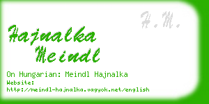 hajnalka meindl business card